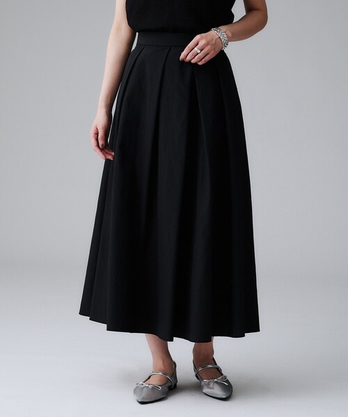 UNTITLED（アンタイトル） スカート 「はっ水/ナイロン/後ろウエスト