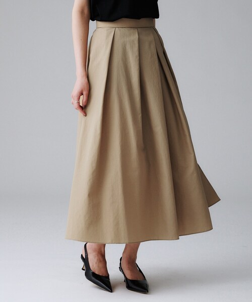 UNTITLED（アンタイトル） スカート 「はっ水/ナイロン/後ろウエスト