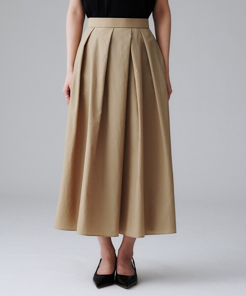 UNTITLED（アンタイトル） スカート 「はっ水/ナイロン/後ろウエスト