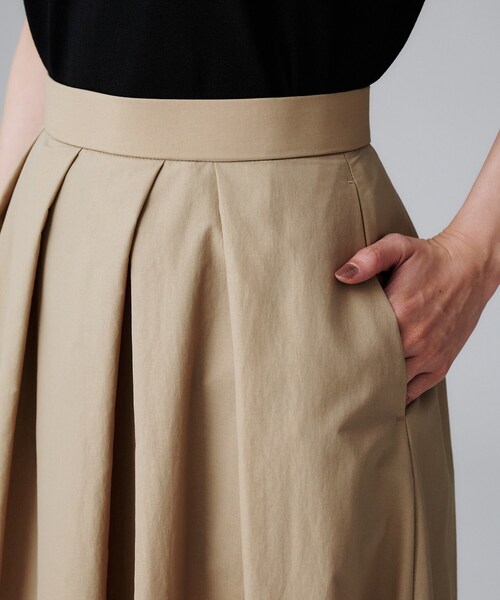 UNTITLED（アンタイトル） スカート 「はっ水/ナイロン/後ろウエスト