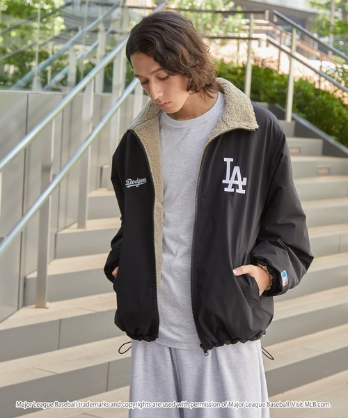 MLB ブルゾン アウター MLB/メジャーリーグベースボール 別注 ワッペン