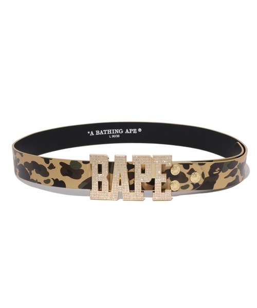 A BATHING APE（アベイシングエイプ） ベルト 1ST CAMO BAPE LEATHER