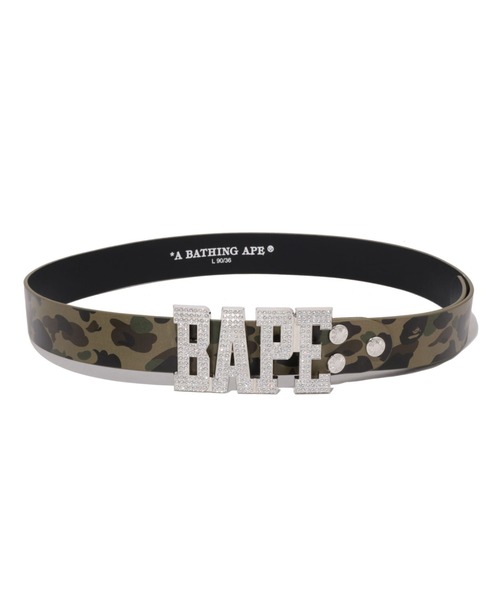 A BATHING APE（アベイシングエイプ） ベルト 1ST CAMO BAPE LEATHER