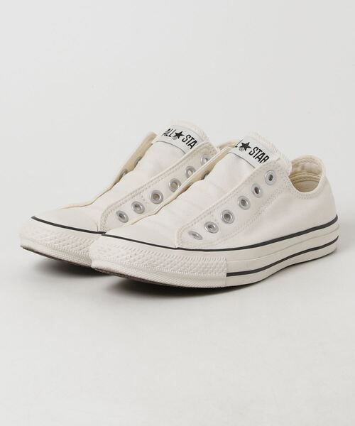 【新品未使用】アニエスベー×コンバースオールスター24.5cmスニーカーホワイト ALL STAR 「CONVERSE STAR」 ローカットスニーカー 24.5cm