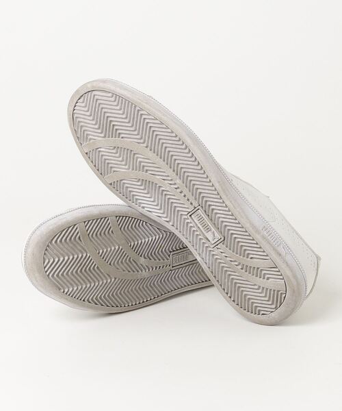 [PUMA] low cut спортивные туфли 26.0cm белый × серебряный мужской 