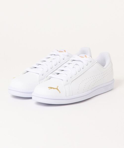 [PUMA] low cut спортивные туфли 26.0cm белый × серебряный мужской 