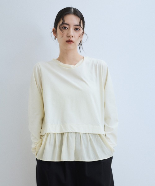 tシャツ 「WEB限定」2WAYバックリボントップス レディース