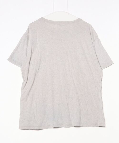 「Champion」 刺繍半袖Tシャツ X-LARGE グレー レディース