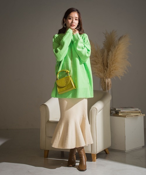 VICKY（ビッキー） 長袖ニット M オレンジ レディース : ZOZOTOWN