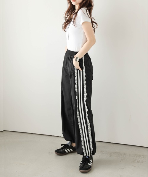 パンツ サイドレースライントラックパンツ レディース : ZOZOTOWN