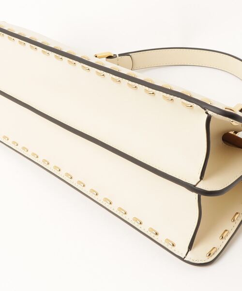 FENDI ピーカブー アイシーユー レギュラー ホワイト ショルダーバッグ FENDI - FENDI ピーカブー アイシーユー レギュラー ホワイト