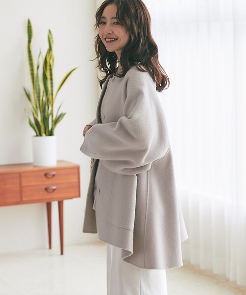 La boutique Bonbon（ラブティックボンボン） ノーカラーコート コート