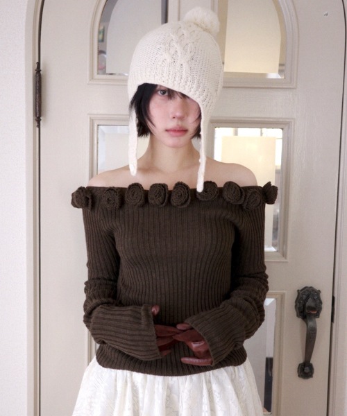 igi ROSIE HUG KNIT / ローズニットトップス igi ニット セーター ROSIE HUG KNIT / ローズニットトップス