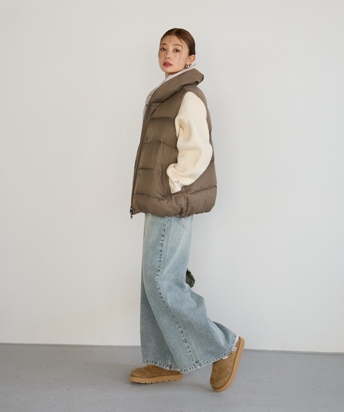 BAYFLOW（ベイフロー） ベスト ジレ リバーシブルパファーベスト