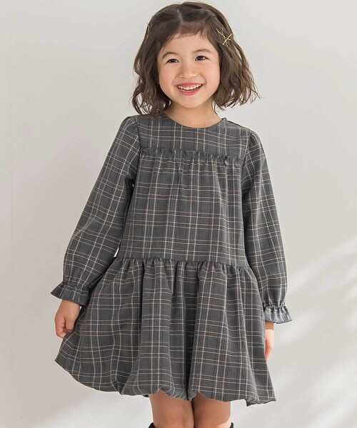 べべ　ワンピース BeBe Petits Pois Vert（ベベ プチ ポワ ヴェール） ワンピース 「店舗