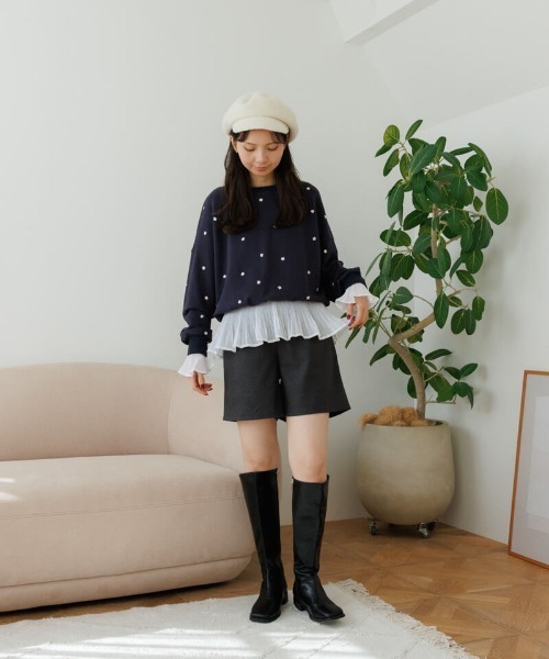 flower トレーナー スウェット トゥインクルフラワースウェット