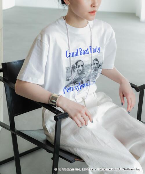 「GOOD ROCK SPEED」 半袖Tシャツ FREE ホワイト レディース_画像2