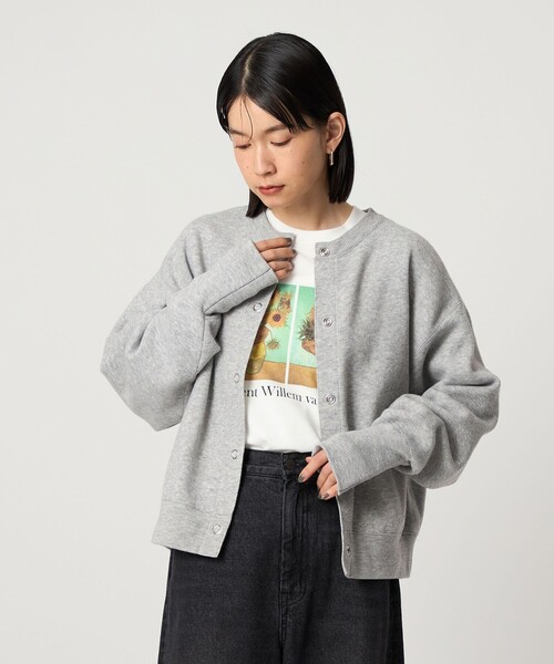 CITEN（シテン） カーディガン 「CITEN」スウェットライクニット