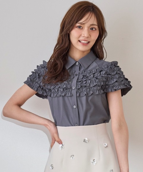 「31 Sons de mode」 ノースリーブシャツ フリー ブラック レディース_画像6