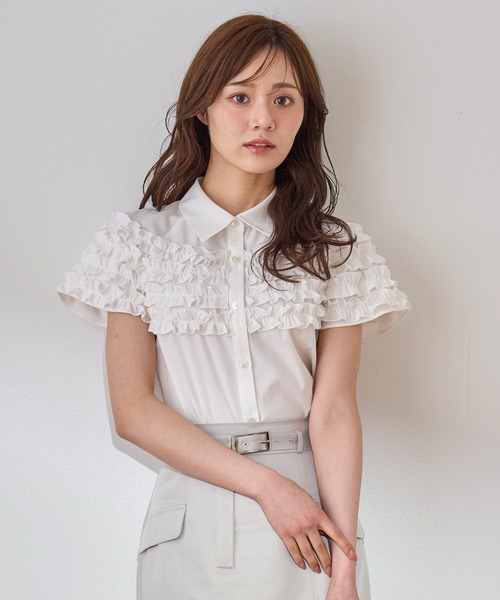 「31 Sons de mode」 ノースリーブシャツ フリー ブラック レディース_画像8
