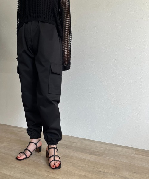 「ISOOK」 カーゴパンツ FREE カーキ レディース_画像4