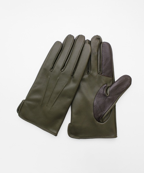 KURODA（クロダ） 手袋 レザーグローブ/タッチパネル対応 メンズ