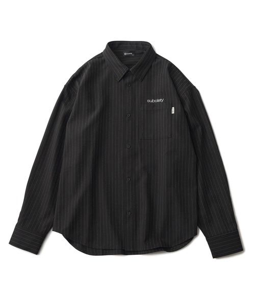 Subciety（サブサエティ） シャツ Stripe shirt メンズ レディース
