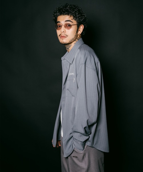 Subciety（サブサエティ） シャツ Stripe shirt メンズ レディース