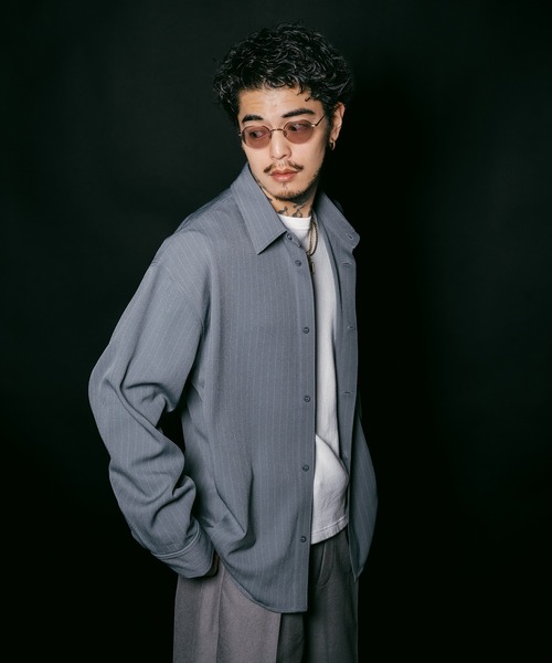 Subciety（サブサエティ） シャツ Stripe shirt メンズ レディース