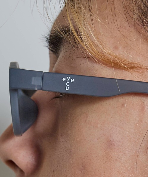 eye c u（アイシーユー） サングラス TXL オーバルシェイプ ラバーロゴ