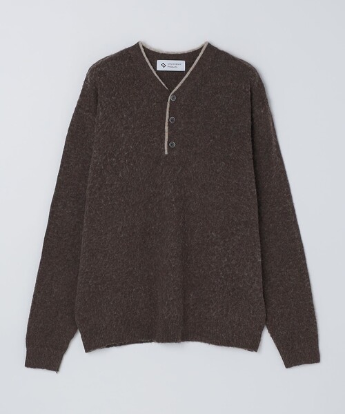 シップス（SHIPS）/City Ambient Products: シャギー ヘンリー ネック ニット City Ambient Products（シティ アンビエント プロダクツ） セーター