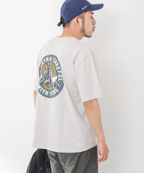 「EKAL」 半袖Tシャツ MEDIUM チャコールグレー メンズ_画像7