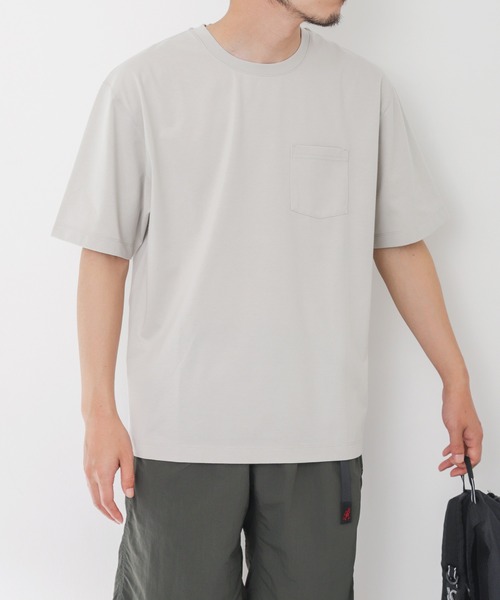 「EKAL」 半袖Tシャツ MEDIUM チャコールグレー メンズ_画像8