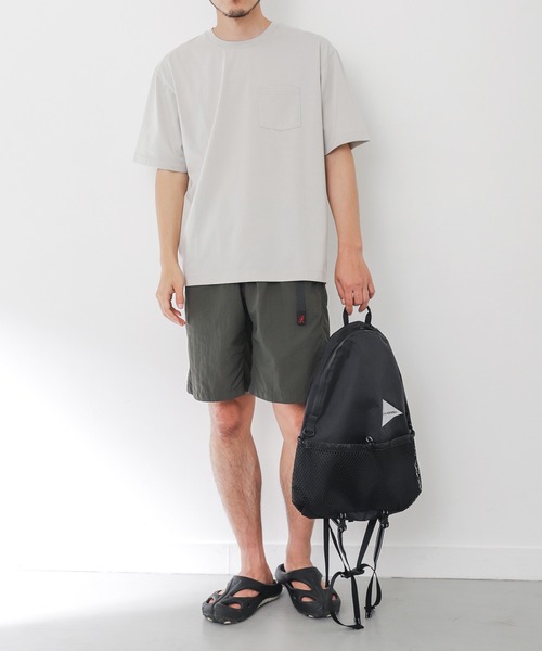 「EKAL」 半袖Tシャツ MEDIUM チャコールグレー メンズ_画像9