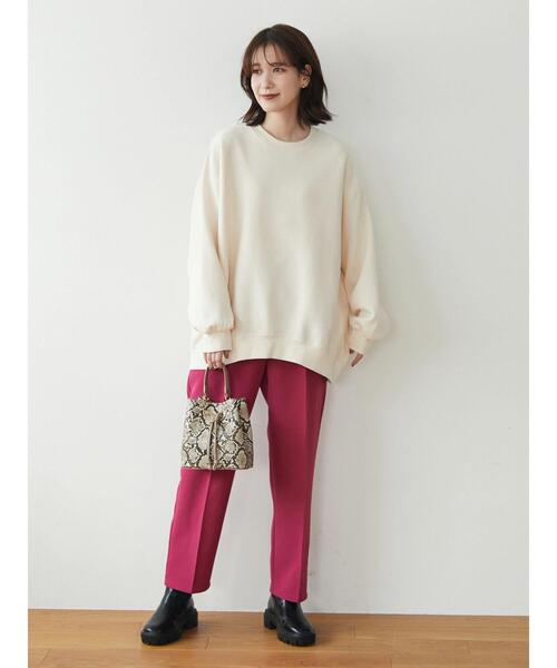 「Sugar spoon」 スウェットカットソー FREE アイボリー レディース_画像8