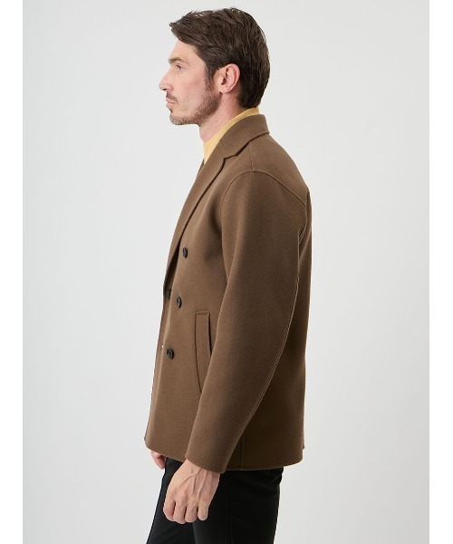 AOURE（アウール） pコート ピーコート WOOL REVER GIACCONE メンズ