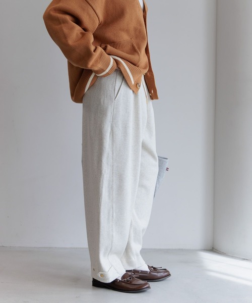 BAYFLOW（ベイフロー） ワイドパンツ スウェットパンツ ジャージ 「裾