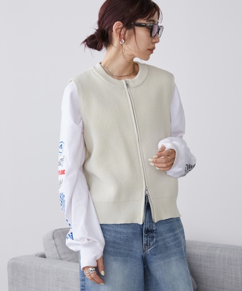 Auntie Rosa Holiday（アンティローザホリデー） ニットベスト FREE