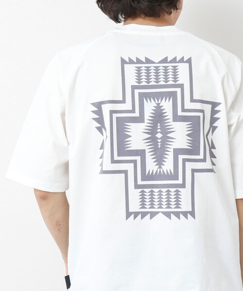 「PENDLETON」 半袖Tシャツ M サックスブルー メンズ_画像2