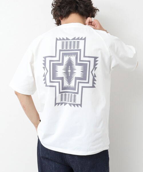「PENDLETON」 半袖Tシャツ M サックスブルー メンズ_画像3