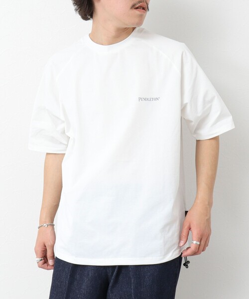 「PENDLETON」 半袖Tシャツ M サックスブルー メンズ_画像8