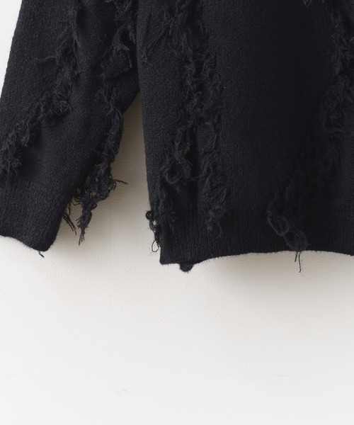 「Theater code」 長袖ニット M ホワイト メンズ_画像5