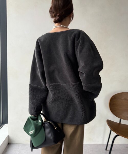 DouDou（ドゥドゥ） コート アウター 「WEB限定」リバーシブルフェイク