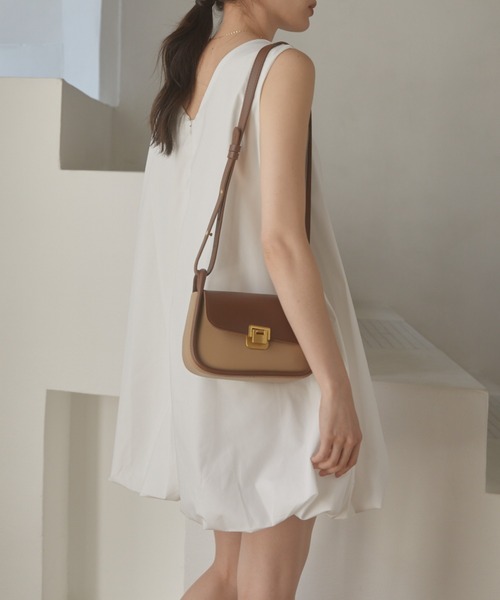 「ACYM」 ノースリーブワンピース FREE ホワイト レディース_画像9