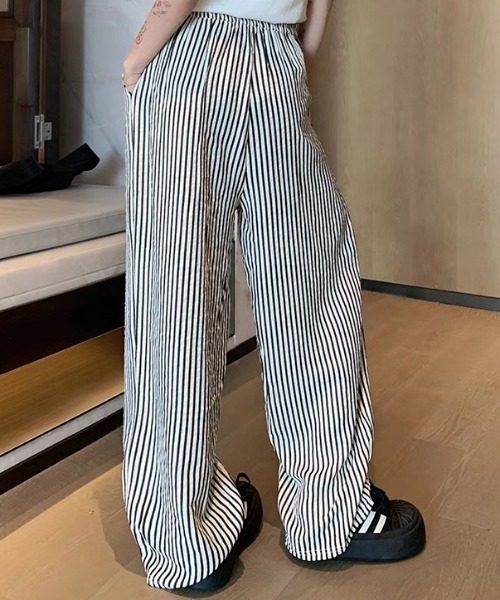 「CELENA BEATS」 イージーパンツ FREE ブラック レディース_画像2