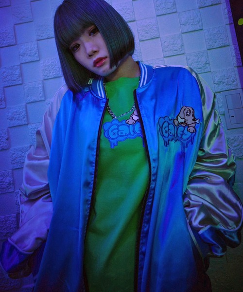 GALFY（ガルフィー） スカジャン X-LARGE サックスブルー メンズ