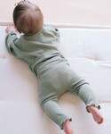 パンツ ベビー テレコ リブ レギンス (60...の詳細画像3