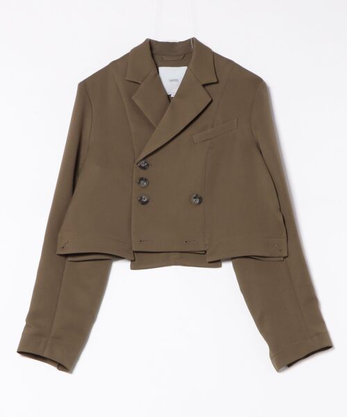 UN3D.（アンスリード） テーラードジャケット 38 カーキ レディース  