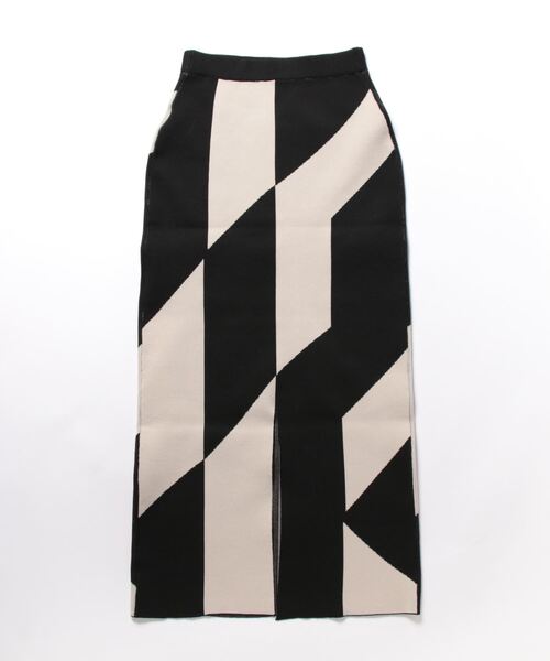 「AIC.」 ニットスカート FREE ベージュ レディース_画像2