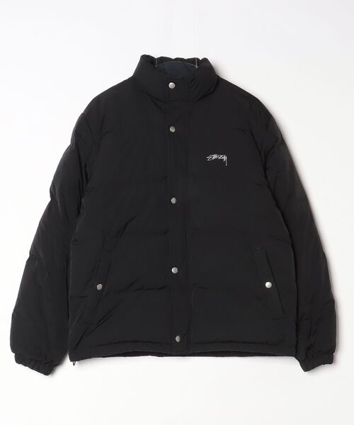 STUSSY（ステューシー） ダウンジャケット SMALL ブラック メンズ